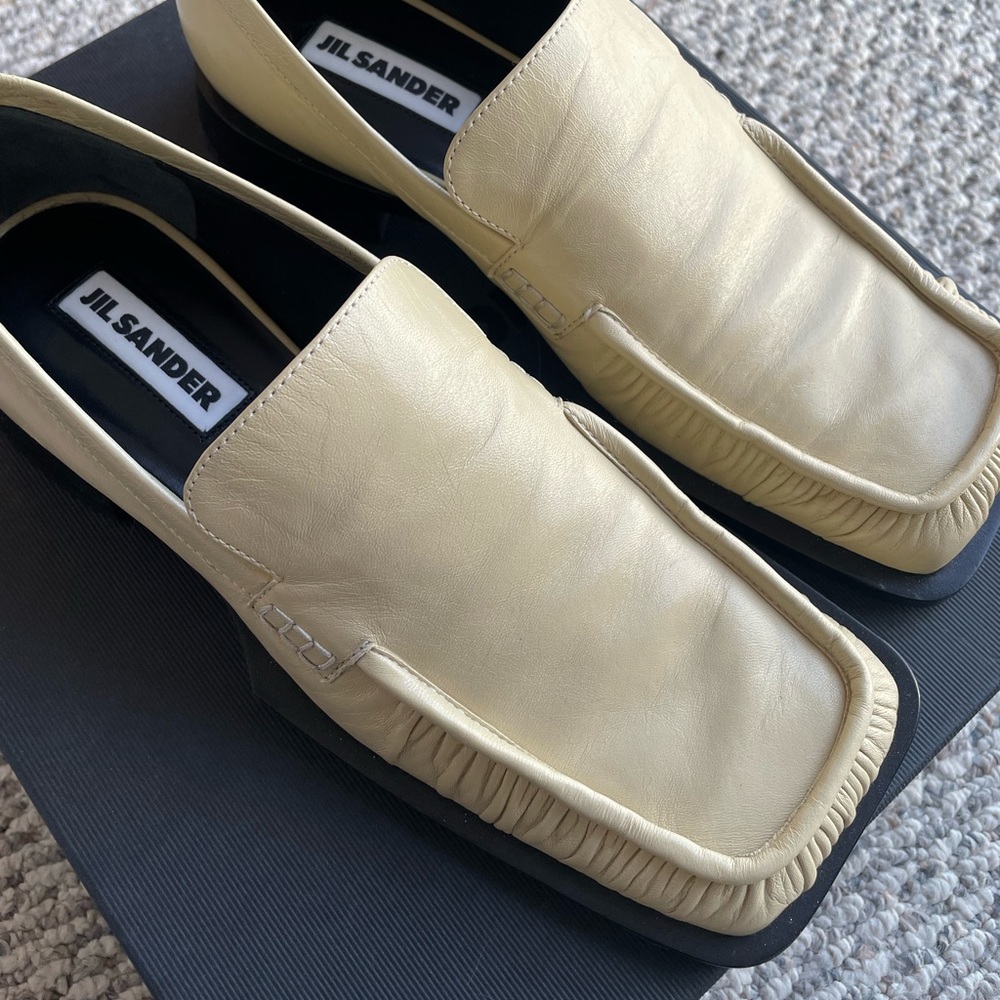 Jil Sander Nikky square toe Loafers